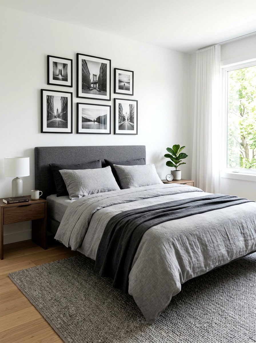 Soft Grey Linen - 25 Spring Bedroom Linen Ideas