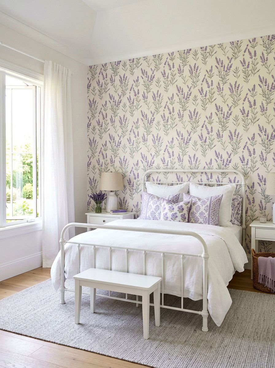 Soft Lavender Bloom - 25 Spring Floral Wallpaper Ideas
