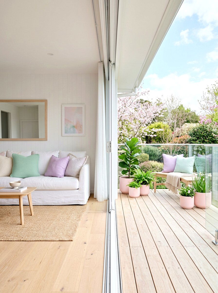 Soft Pastel Decor - 25 Spring Porch Sitting Area Ideas
