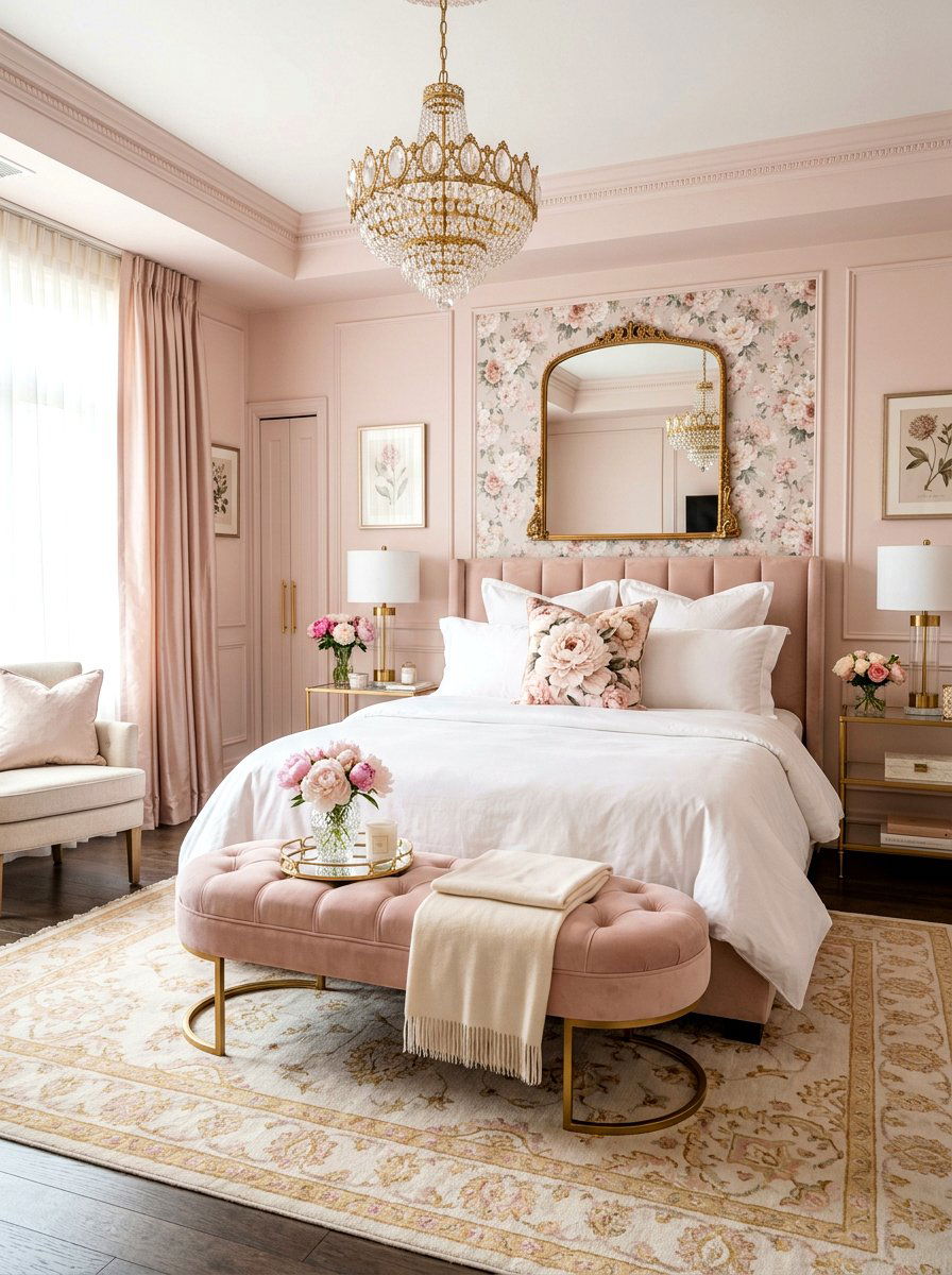 Soft Peony Floral Pillow - 25 Spring Embroidered Pillow Ideas