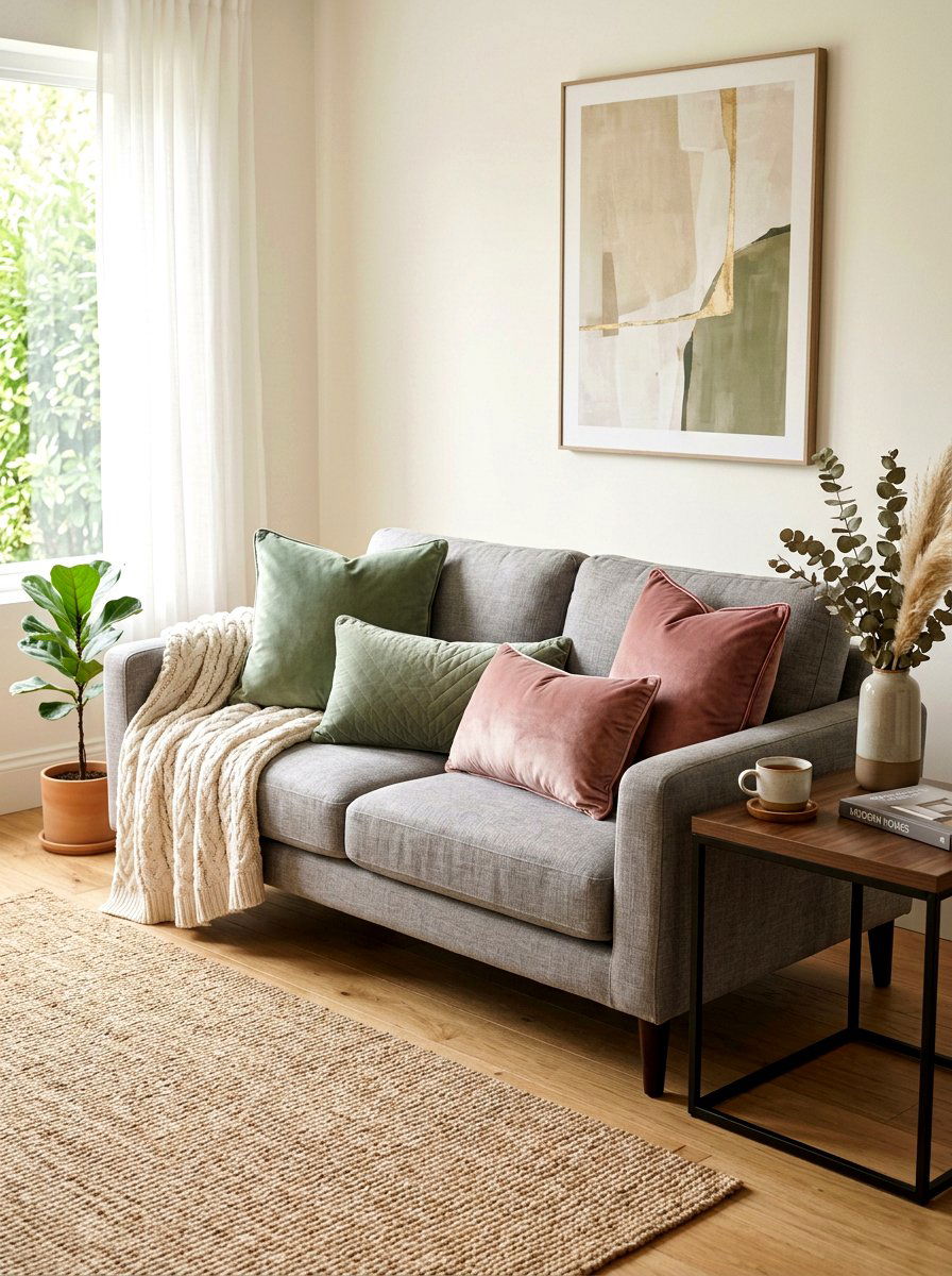Soft Velvet Pillows - 25 Spring Modern Decor Ideas