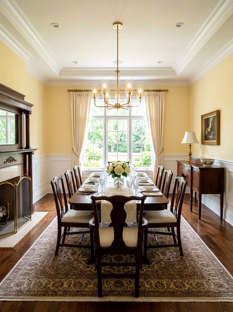Soft Yellow Dining Room - 25 Spring Butter Yellow Decor Ideas