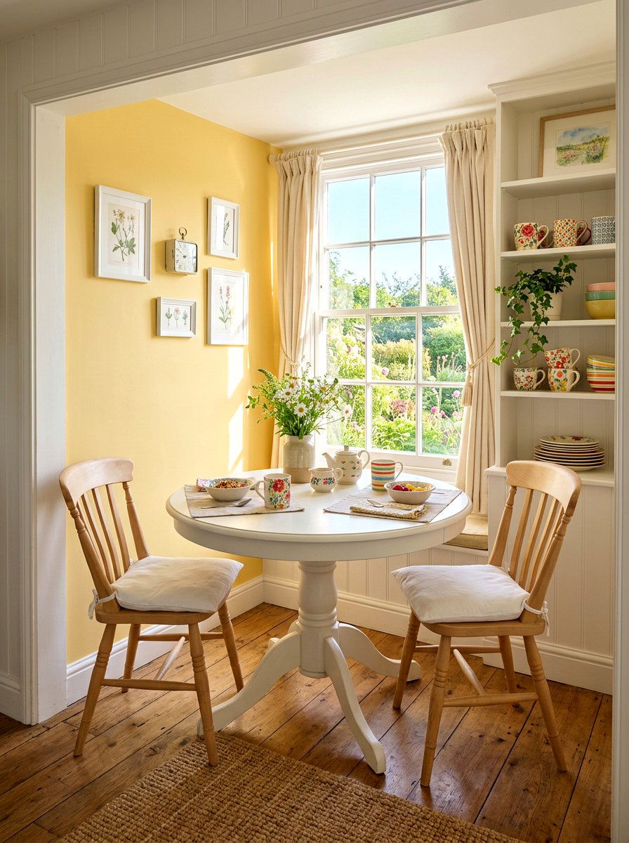 Soft Yellow Kitchen Wall - 25 Spring Accent Wall Ideas