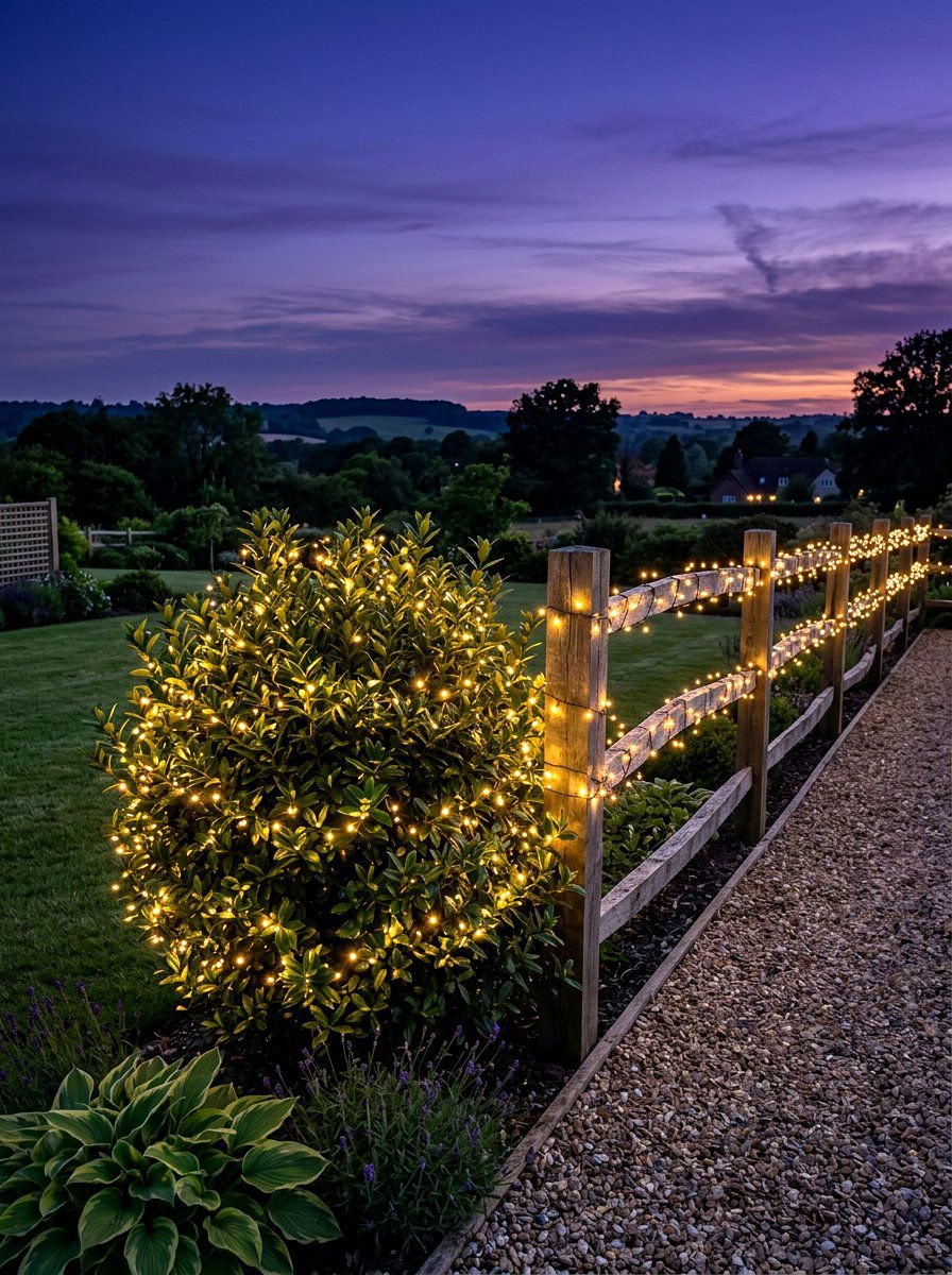 Solar Fairy Lights - 25 Spring Backyard Decor Ideas