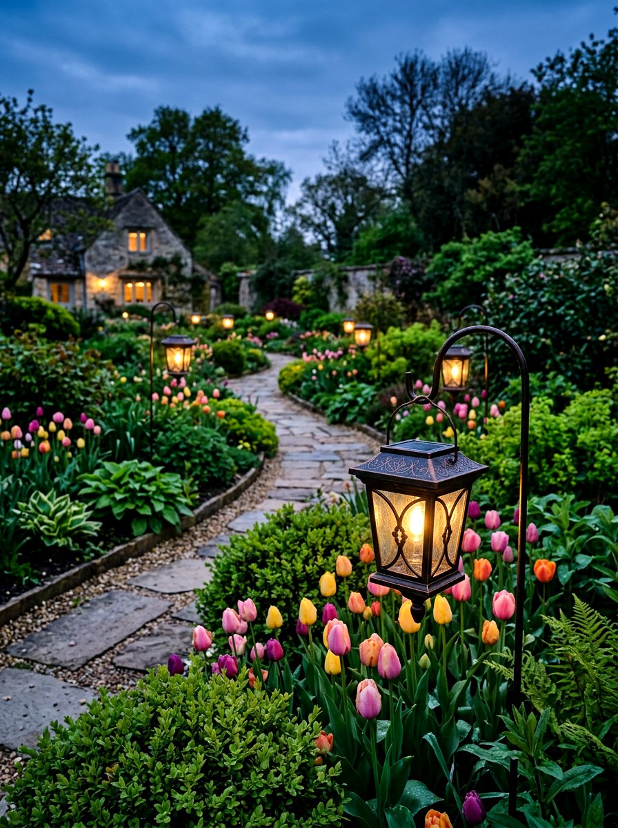 Solar Garden Lanterns - 25 Spring Outdoor Lantern Ideas