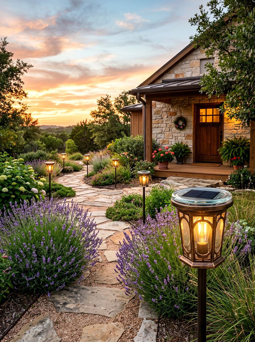 Solar Powered Lantern For Porch - 25 Spring Porch Lantern Ideas