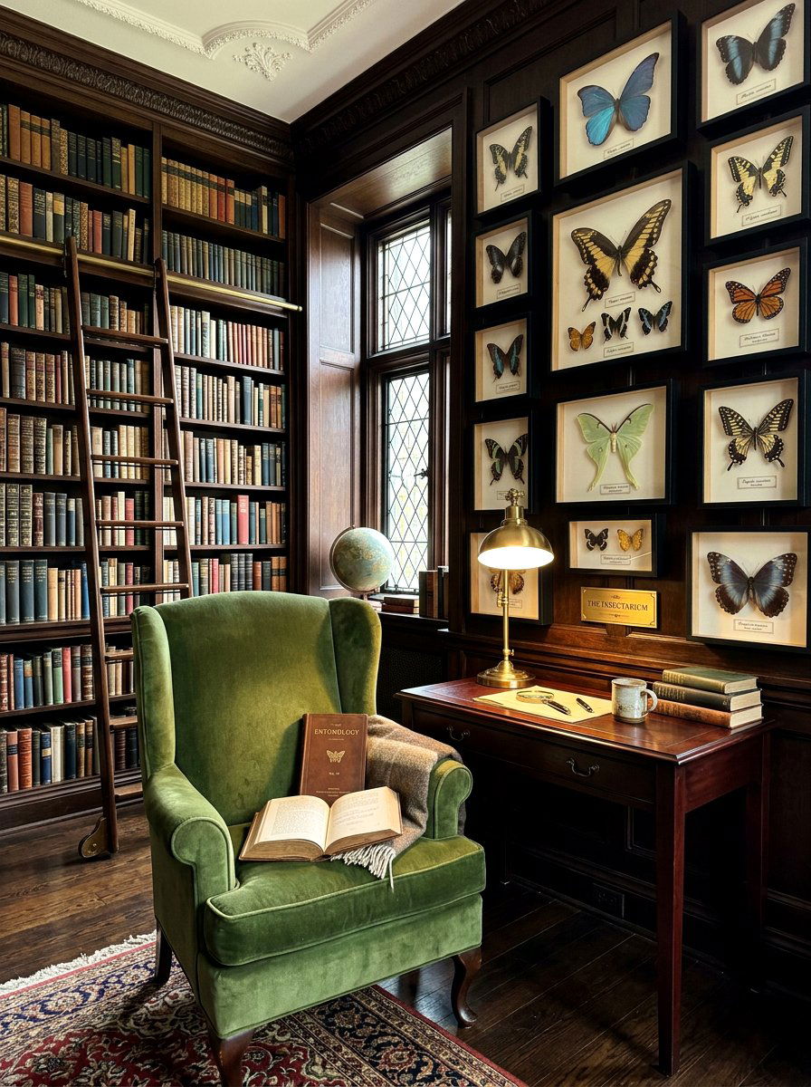 Specimen Butterfly Frame - 25 Spring Butterfly Wall Decor Ideas