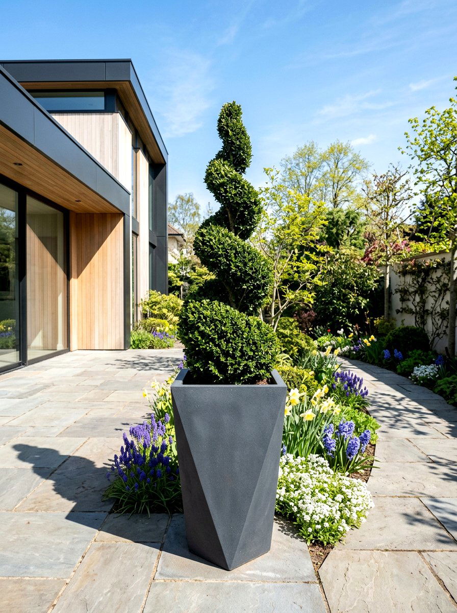 Spiral Boxwood Topiary - 25 Spring Boxwood Topiary Ideas