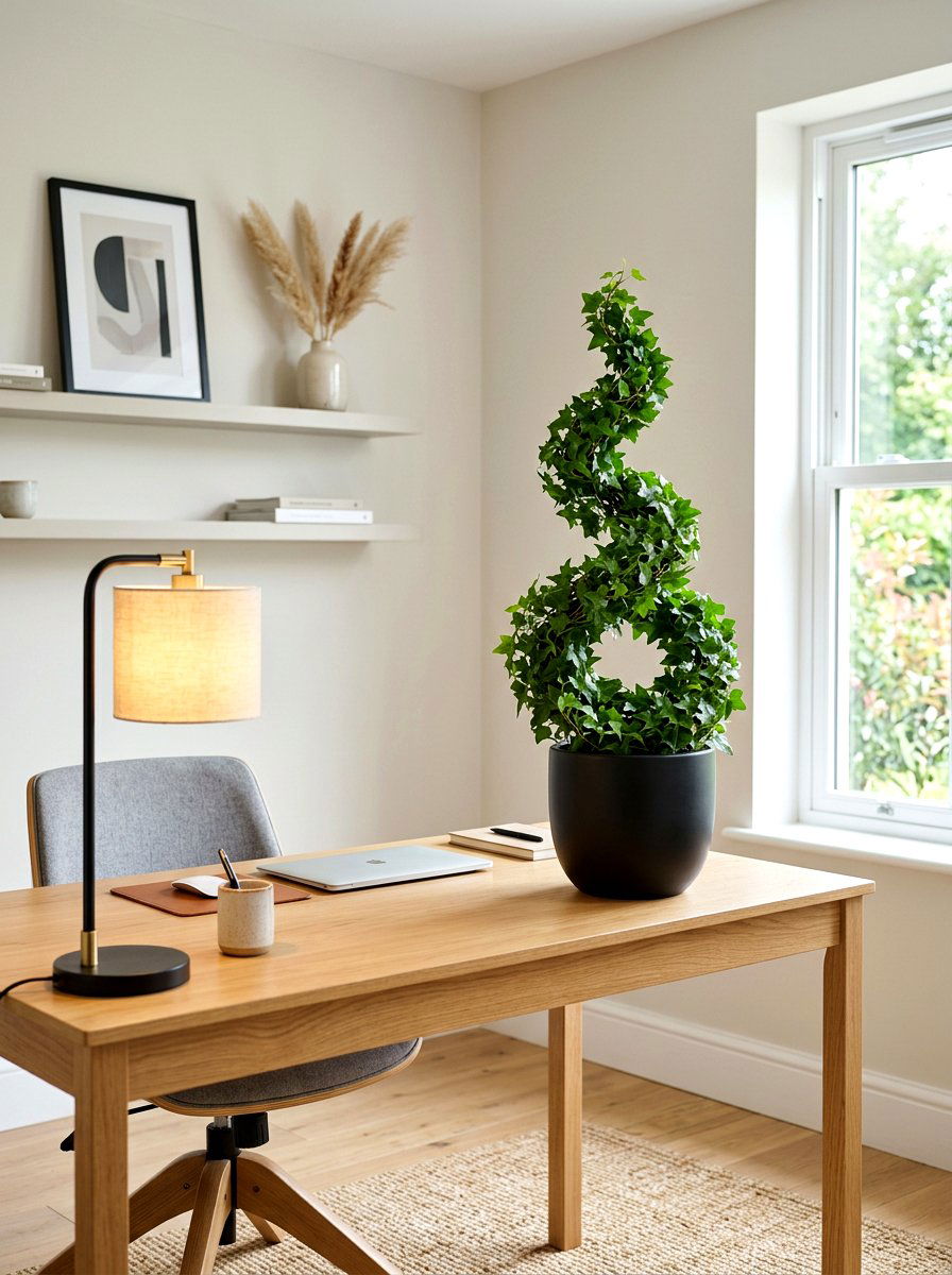 Spiral Ivy Topiary - 25 Spring Ivy Topiary Ideas