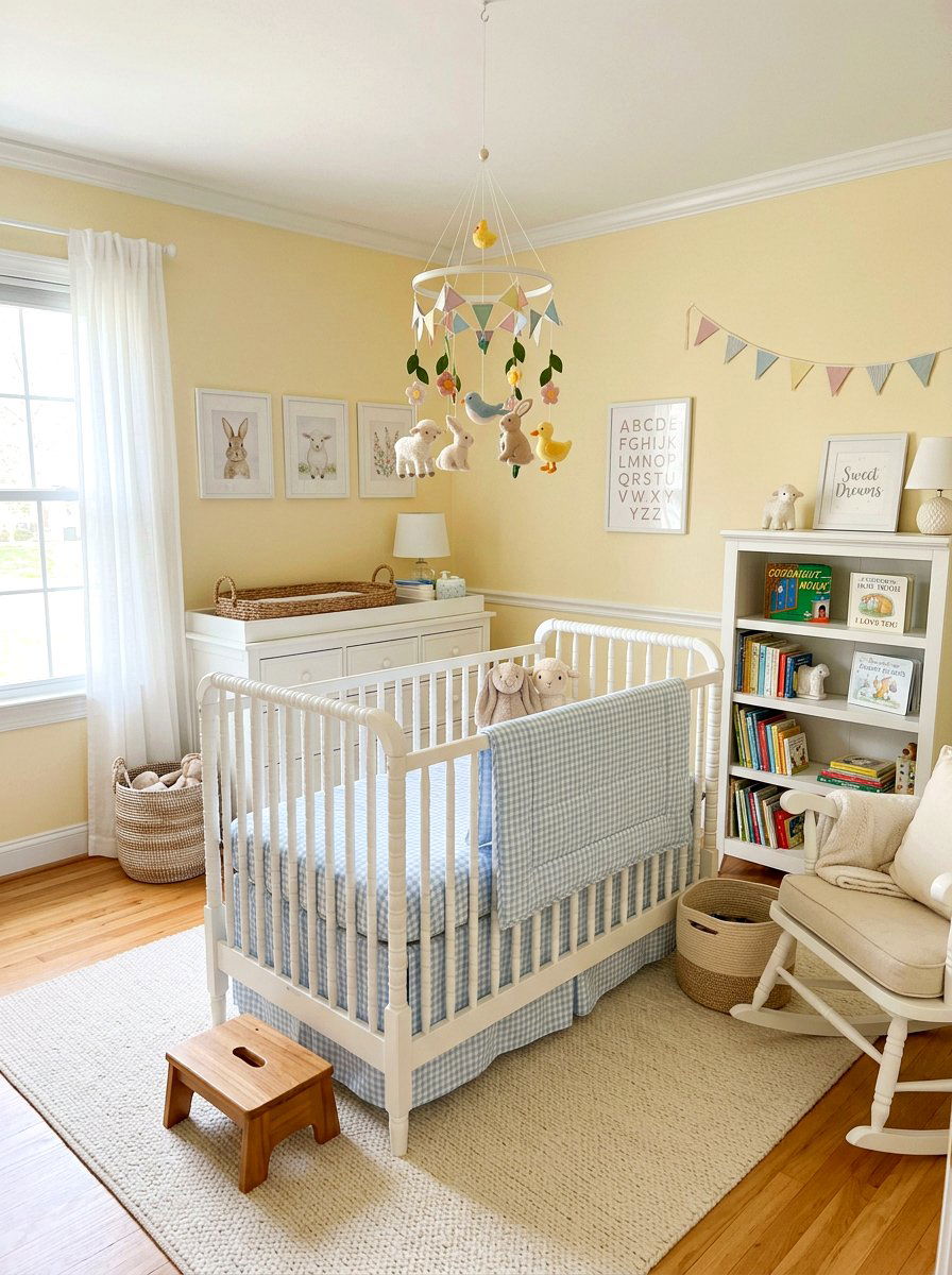 Spring Animal Mobile - 25 Spring Mobile Ideas for Nursery