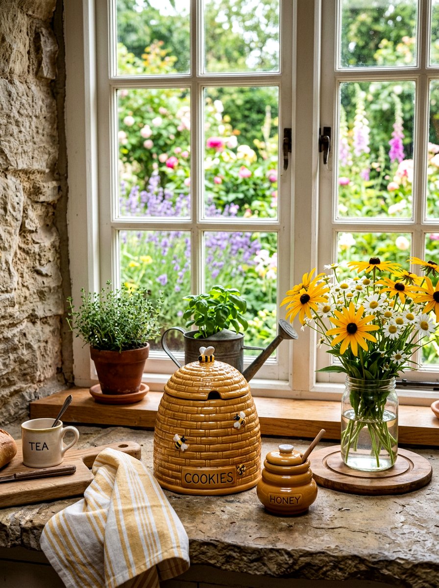 Spring Beehive Cookie Jar - 25 Spring Cookie Jar Ideas