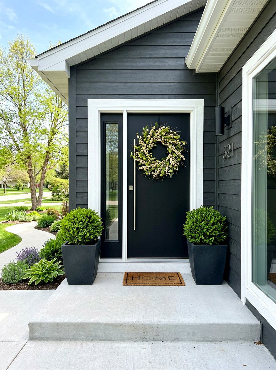 Spring Berry Wreath On Front Door - 25 Spring Berry Branch Decor Ideas