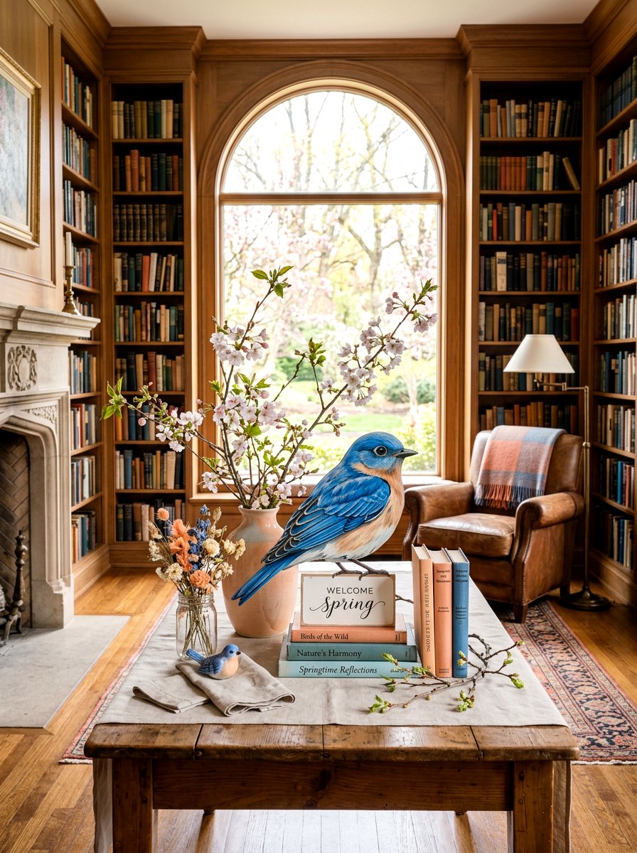 Spring Blue Bird - 25 Spring Bulletin Board Ideas