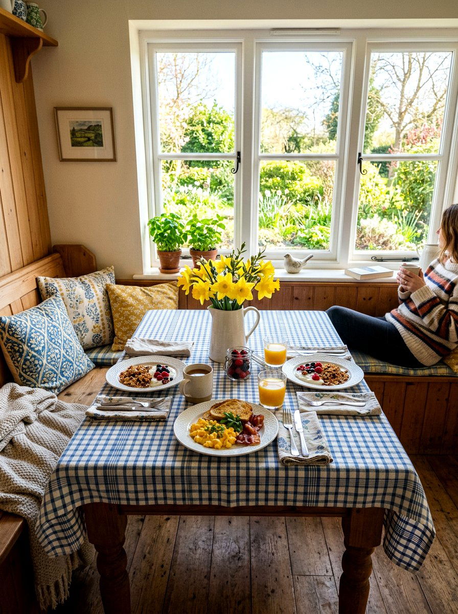 Spring Breakfast Table - 25 Spring Display Ideas