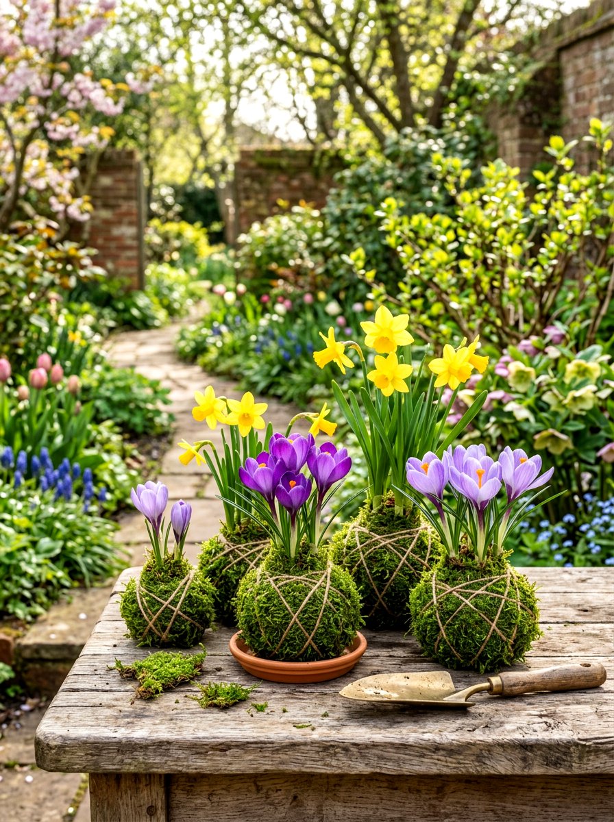 Spring Bulb Moss Ball - 25 Spring Moss Ball Ideas