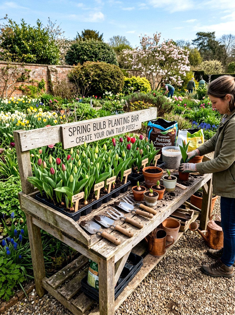 Spring Bulb Planting Bar - 25 Spring Flower Bar Ideas