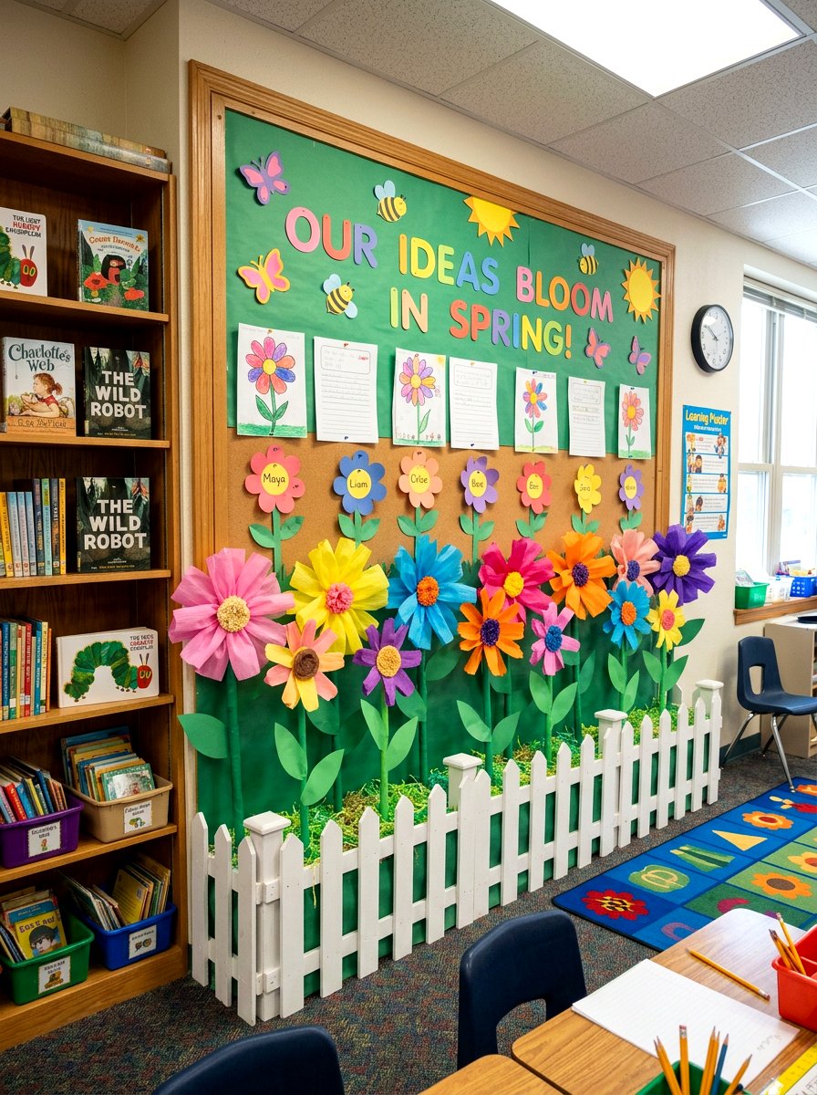 Spring Bulletin Board - 25 Spring Classroom Decor Ideas