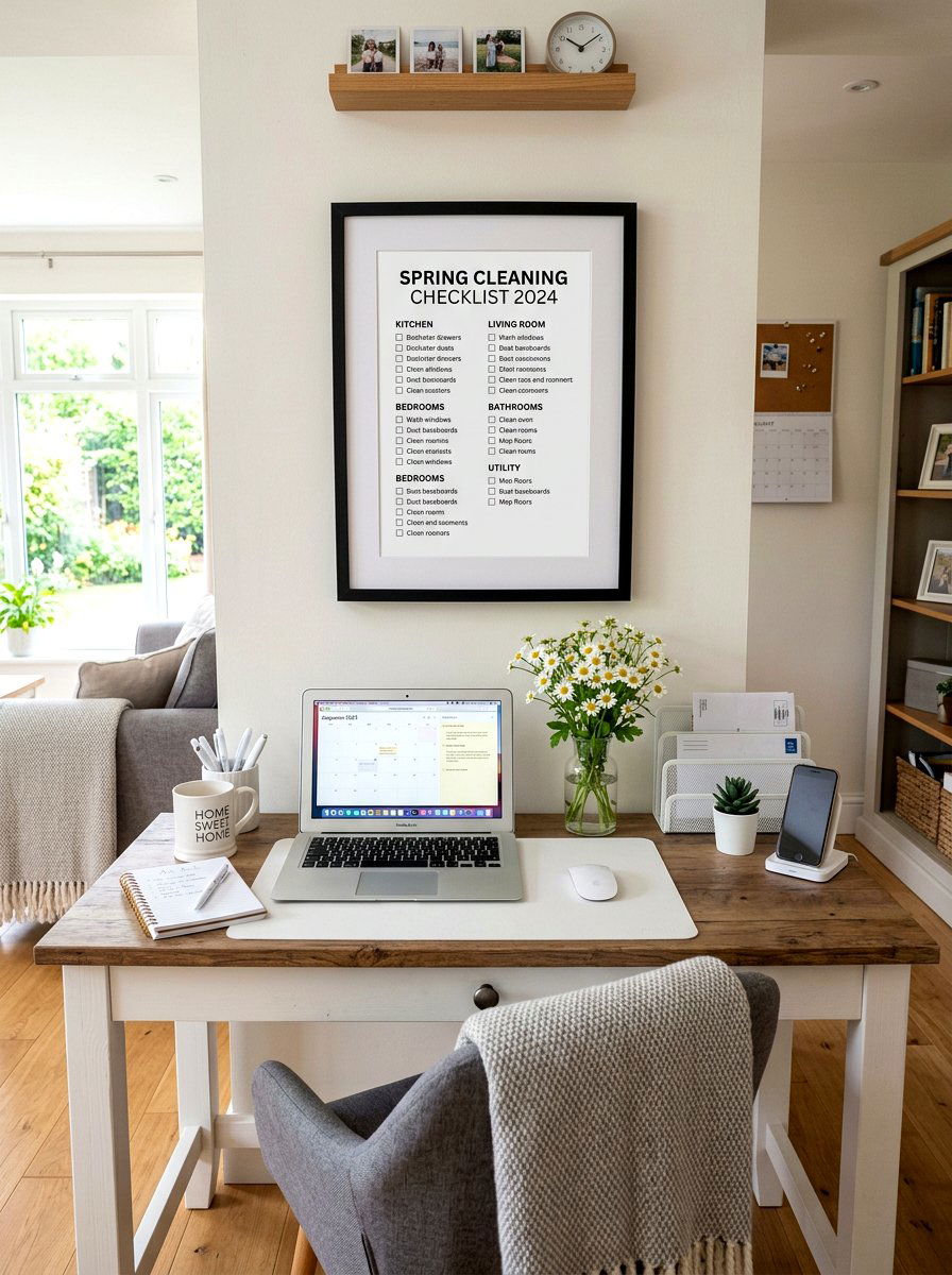 Spring Cleaning Checklist Printable - 25 Spring Free Printable Decor Ideas