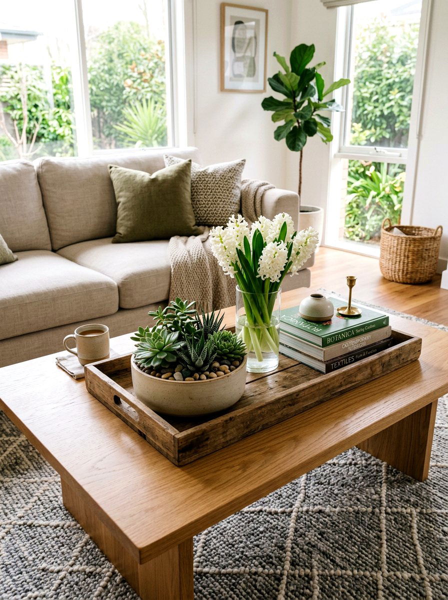 Spring Coffee Table - 25 Spring Display Ideas