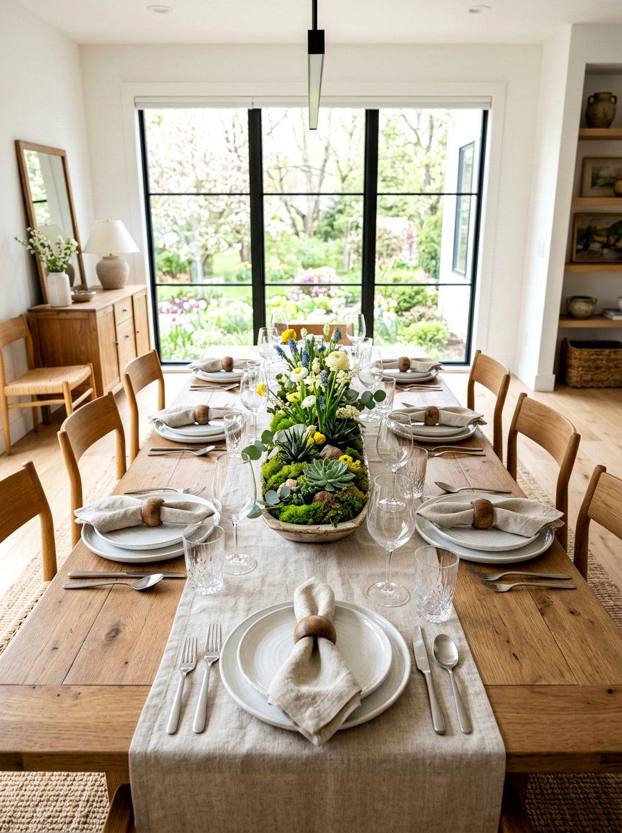 Spring Dining Table - 25 Spring Model Home Decor Ideas