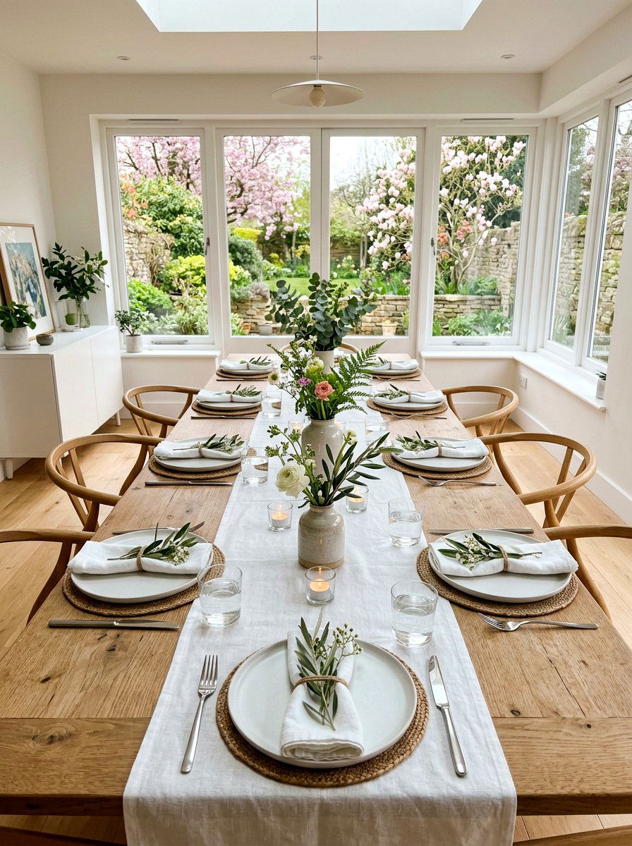 Spring Dining Table - 25 Spring Minimalist Decor Ideas