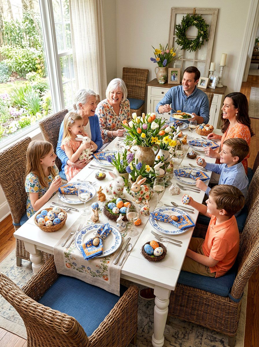 Spring Easter Table - 25 Spring Luncheon Decor Ideas