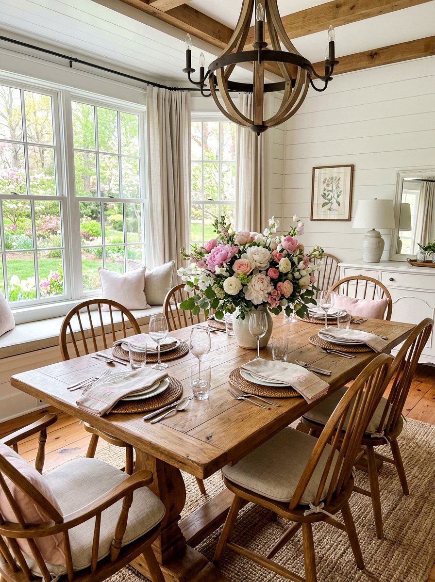 Spring Floral Centerpiece - 25 Spring Dollar Tree Decor Ideas