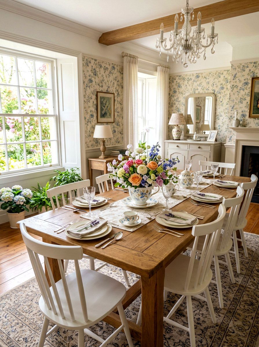 Spring Floral Teacup Centerpiece - 25 Spring Teacup Decor Ideas