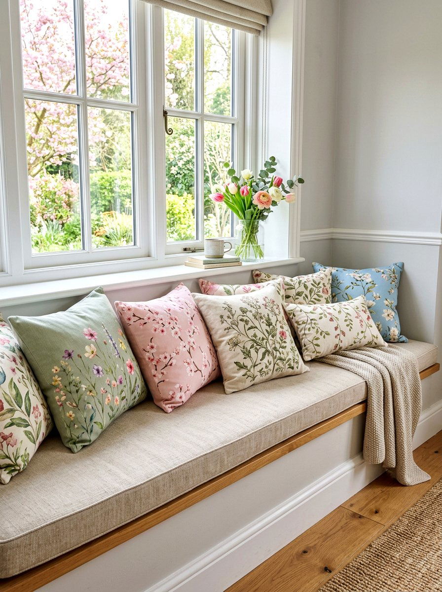 25 Sunny Spring Bay Window Decor Ideas to Brighten Your Home