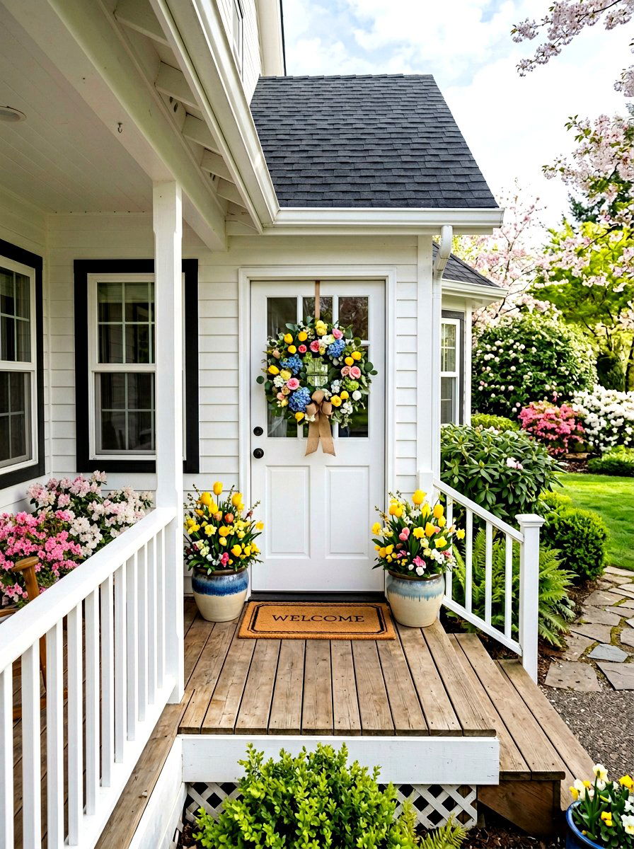 Spring Front Porch - 25 Spring Outdoor Decor Ideas