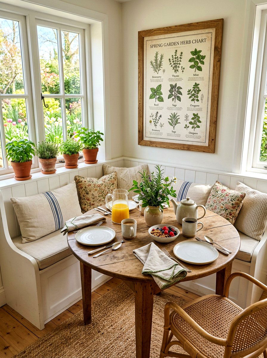 Spring Garden Herb Chart - 25 Spring Free Printable Decor Ideas