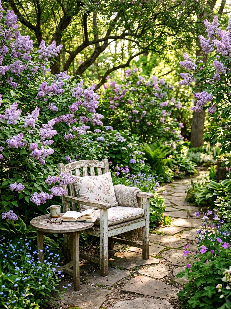 Spring Garden Nook - 25 Spring Display Ideas