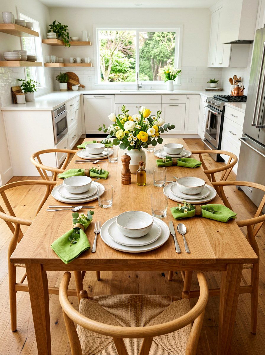 25 Spring Kitchen Table Decor Ideas for a Seasonal Makeover
