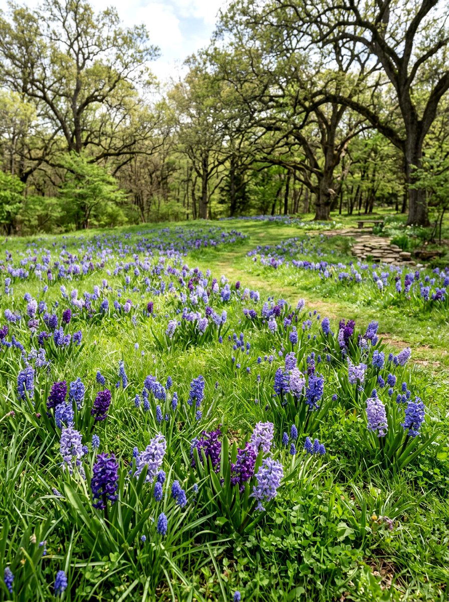 Spring Hyacinth Lawn Planting - 25 Spring Hyacinth Garden Ideas