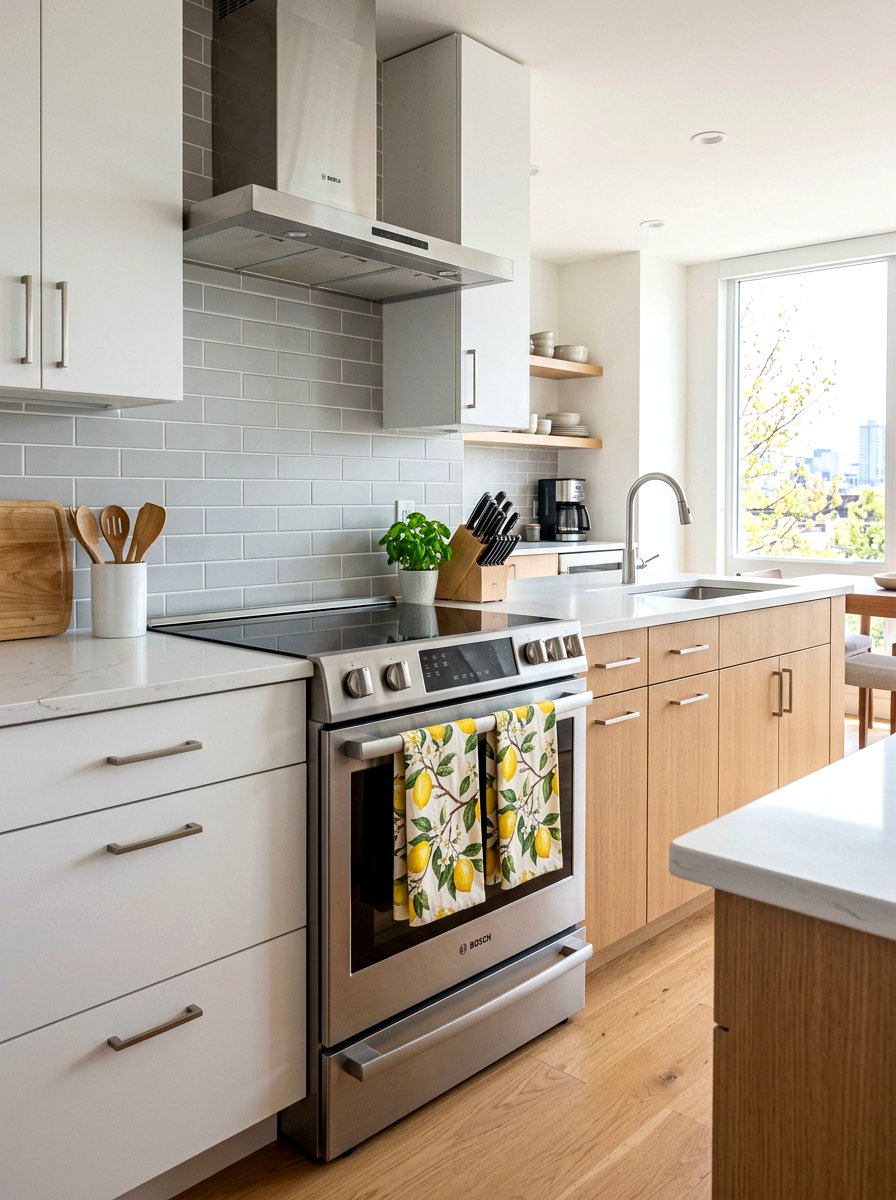 Spring Kitchen Towels - 25 Spring Condo Decor Ideas