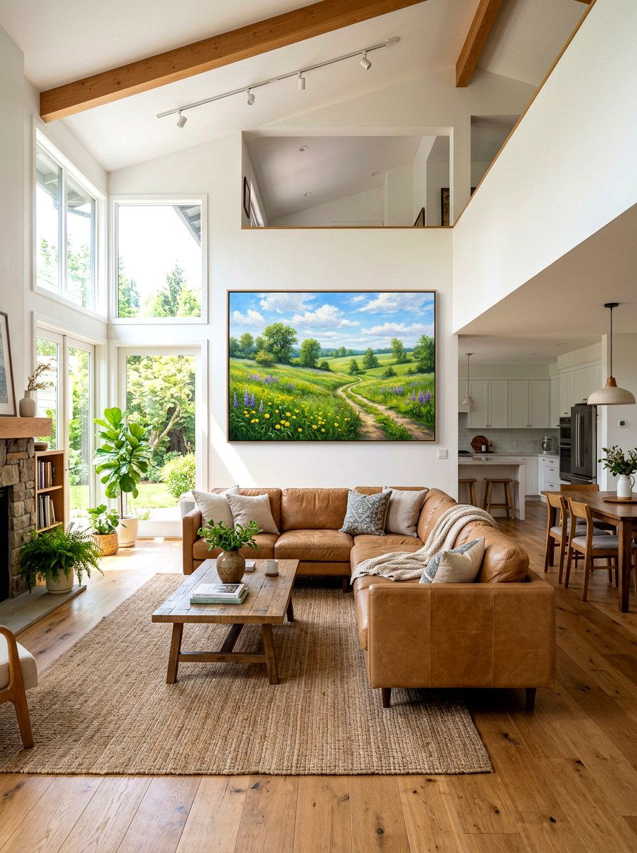 Spring Meadow Canvas - 25 Spring Canvas Art Ideas