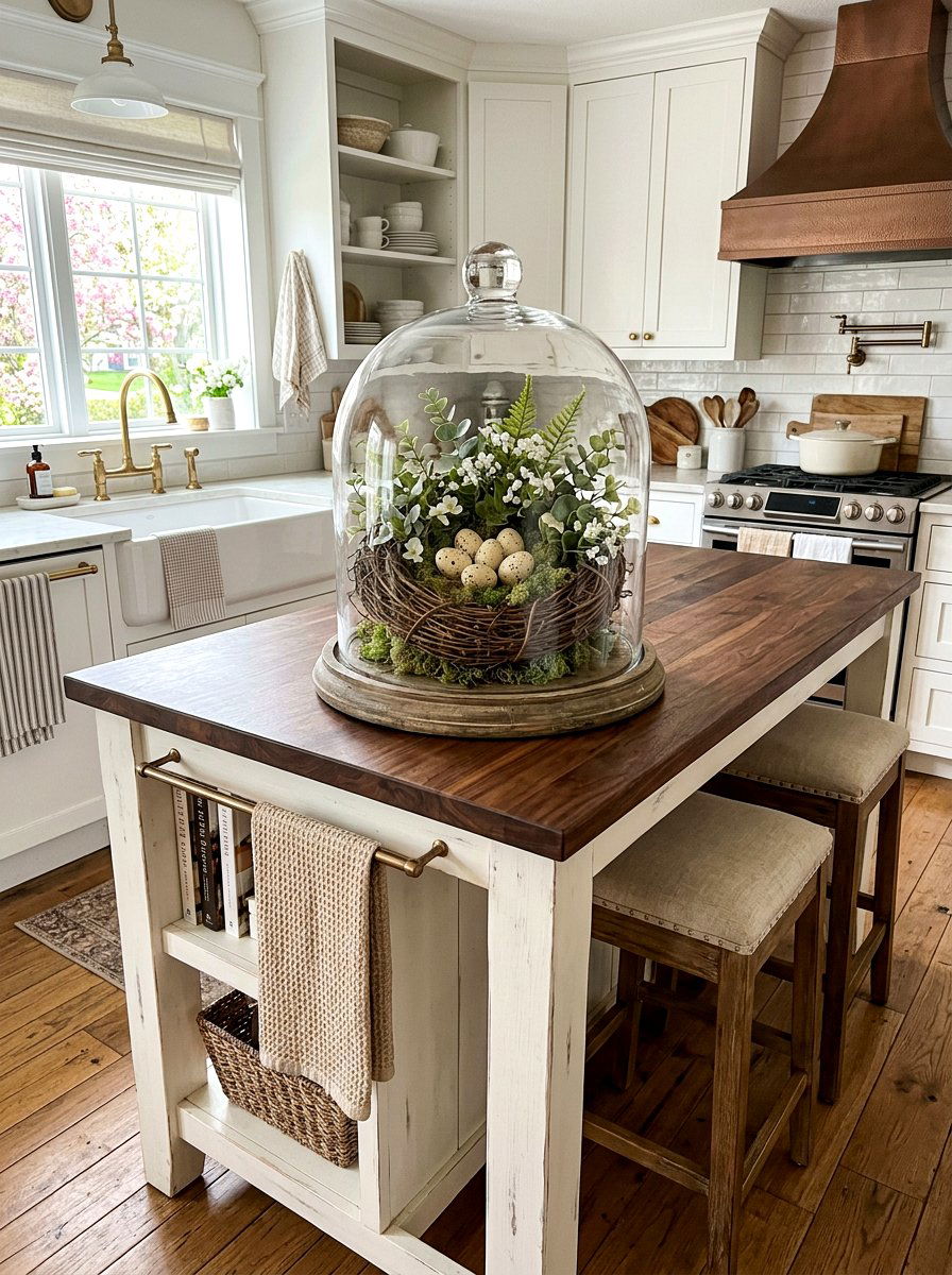 Spring Nest Centerpiece - 25 Spring Bird Decor Ideas