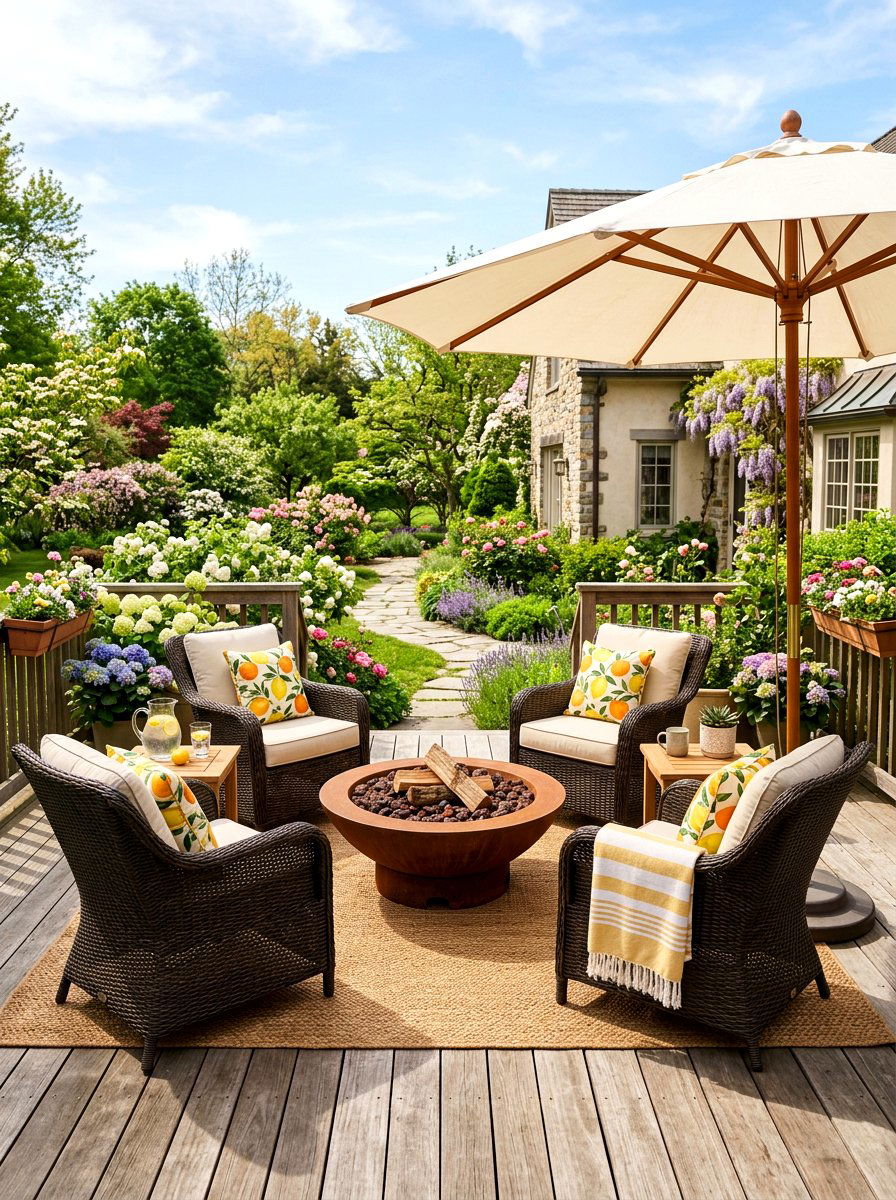Spring Outdoor Seating - 25 Spring Display Ideas
