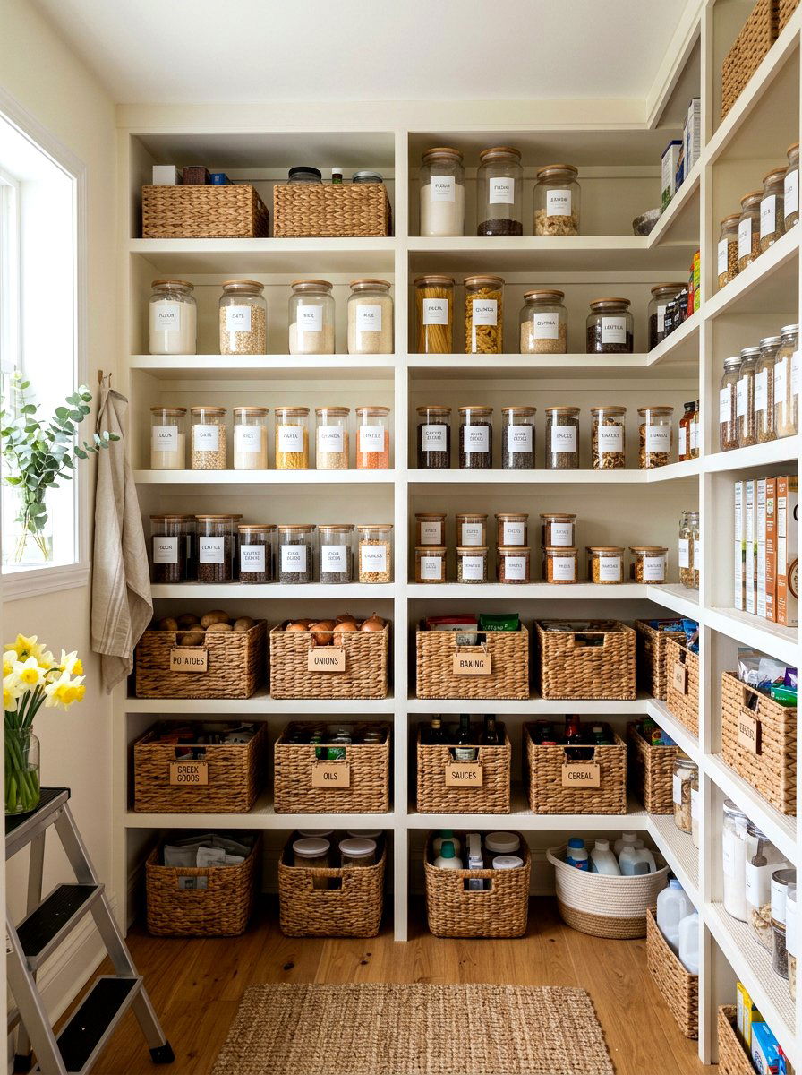 Spring Pantry Organization - 25 Spring Boutique Decor Ideas