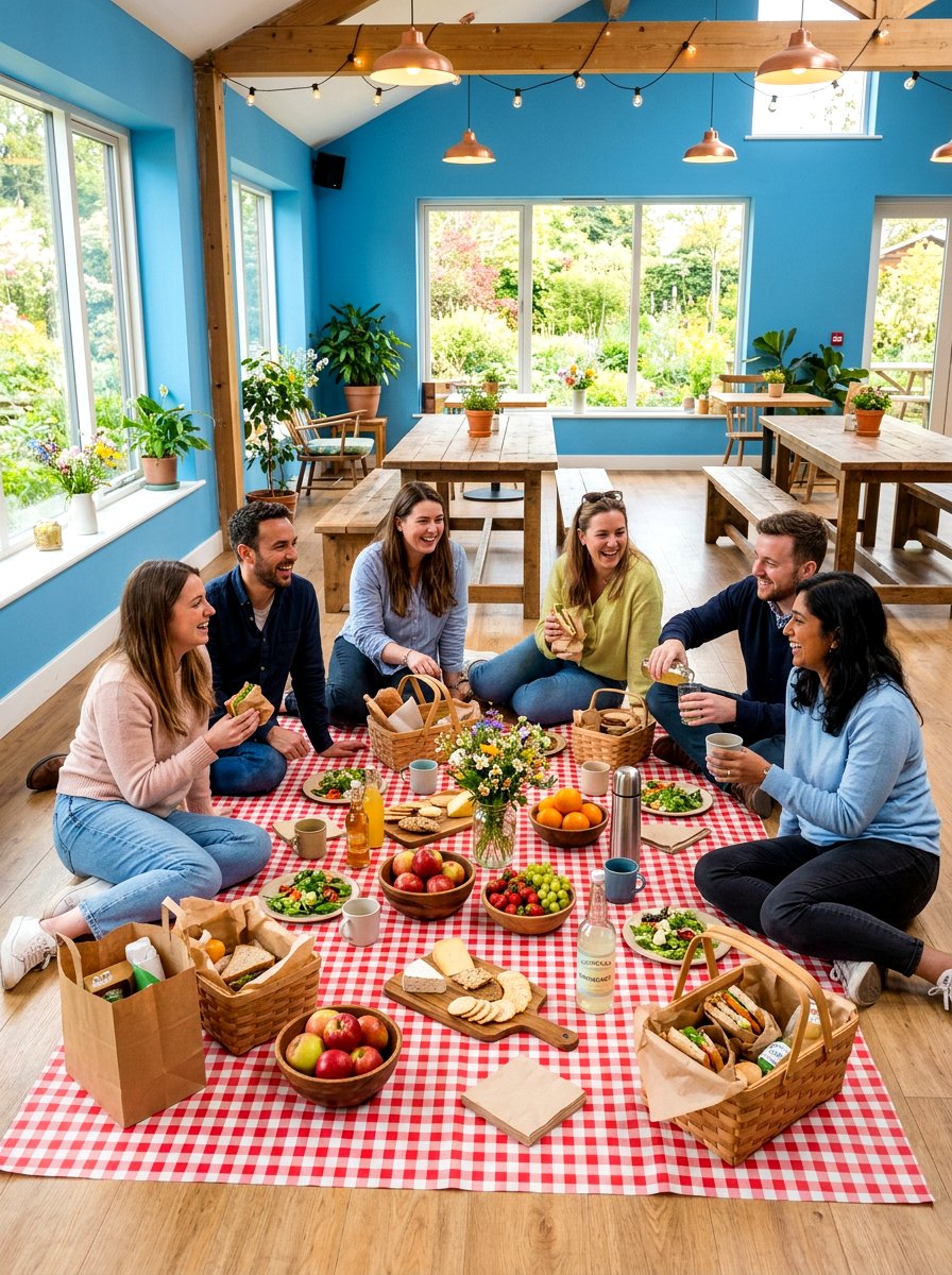 Spring Picnic Scene - 25 Spring Bulletin Board Ideas