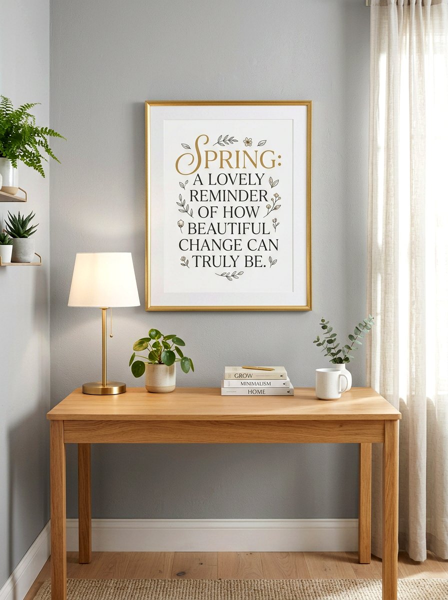 Spring Quote Wall Decor - 25 Spring Printable Art Ideas