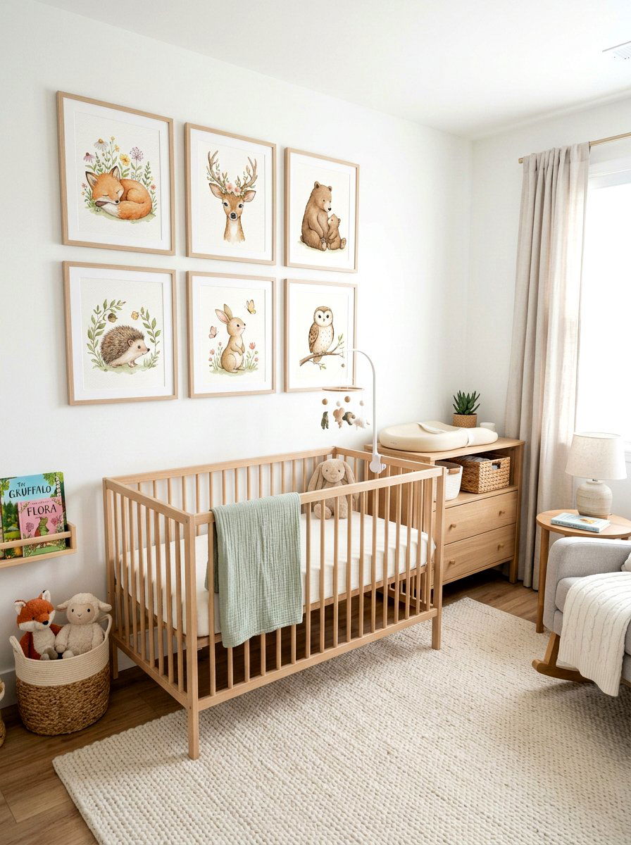 Spring Watercolor Nursery Art - 25 Spring Watercolor Decor Ideas