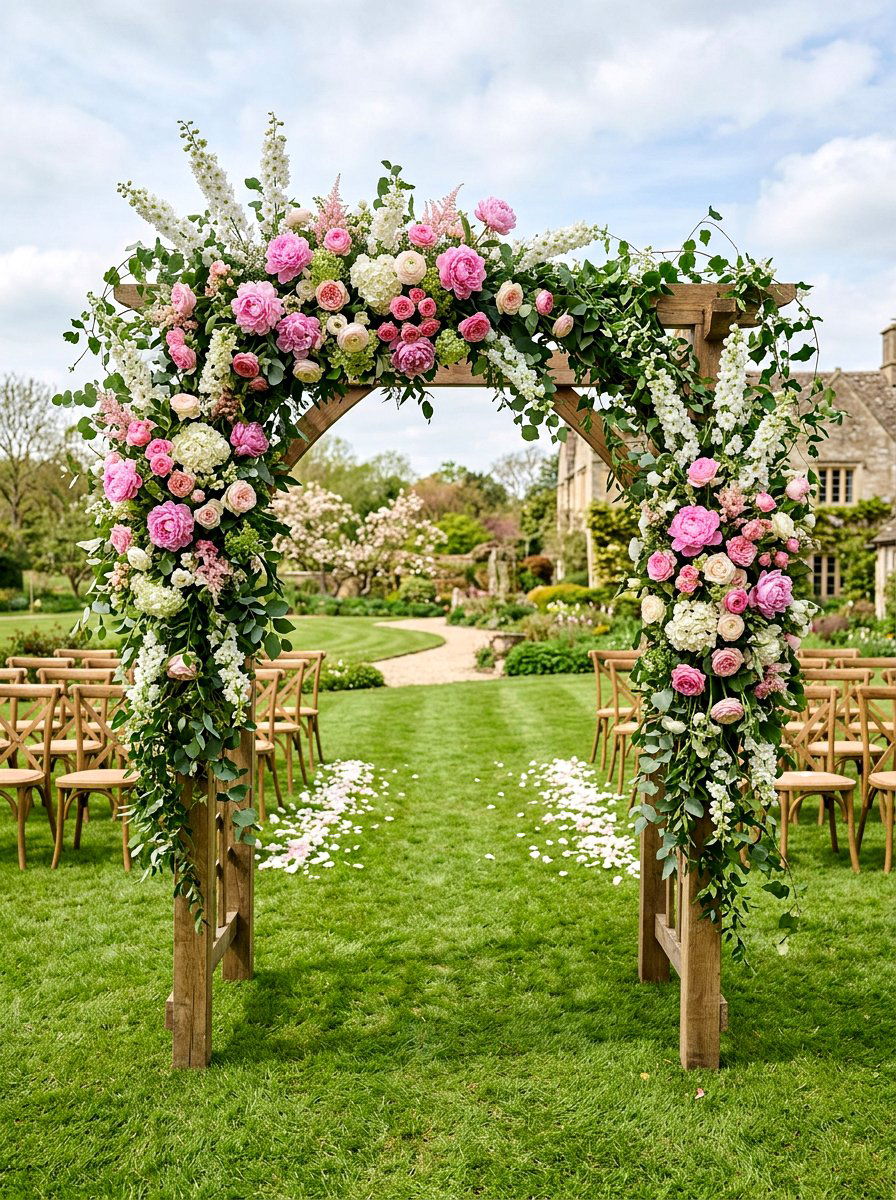 Spring Wedding Ceremony Arch - 25 Spring Wedding Decor Ideas