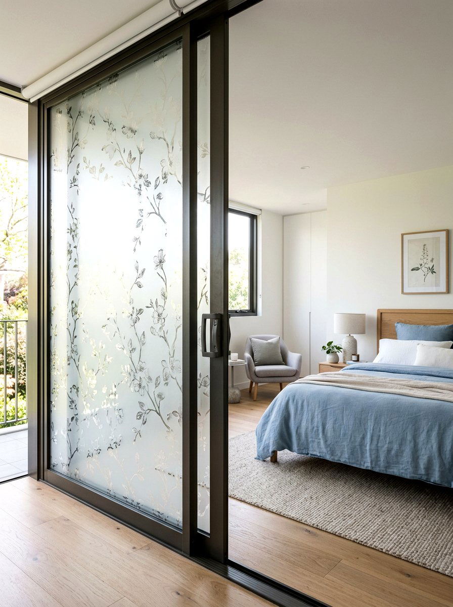 Spring Window Film For Privacy - 25 Spring Sliding Door Decor Ideas