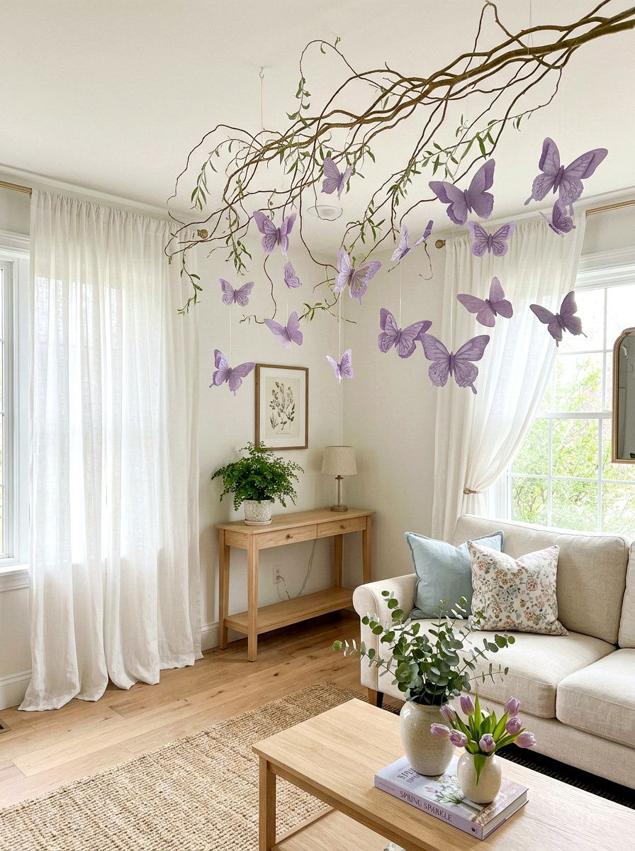 Spring butterfly decorations - 25 Spring First Birthday Decor Ideas