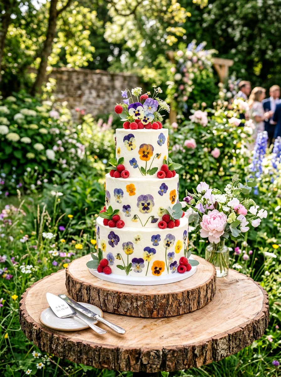 Spring garden wedding cake - 25 Spring Garden Wedding Ideas