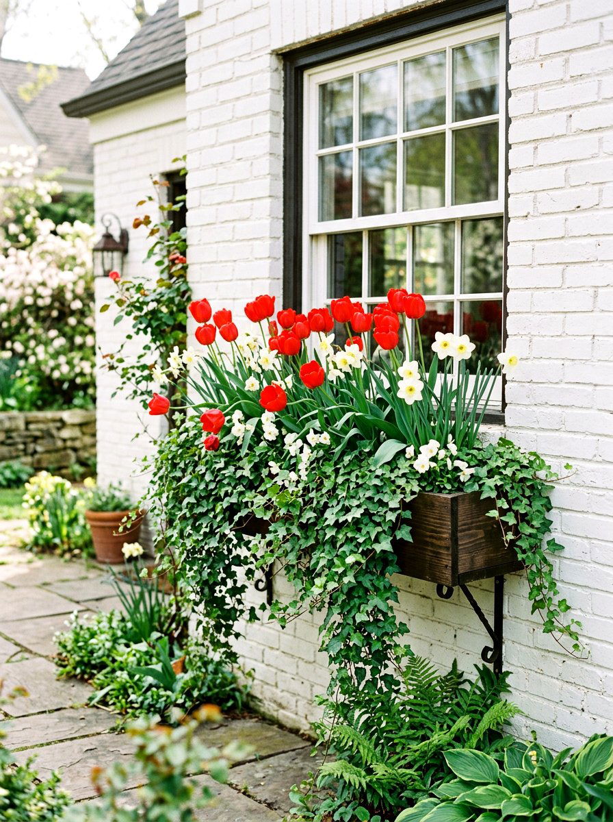 Spring window box flowers - 25 Spring Garden Pot Ideas