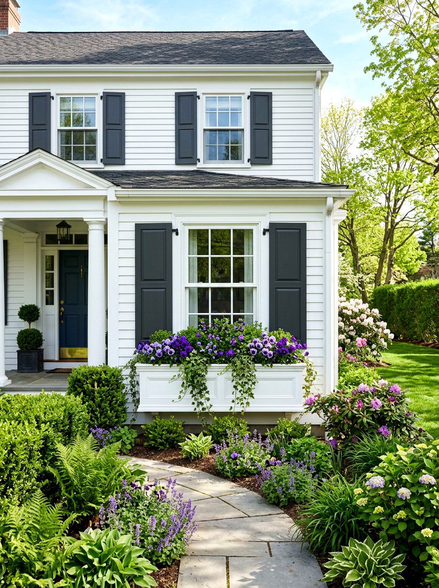 Spring window boxes - 25 Garden Spring Decor Ideas