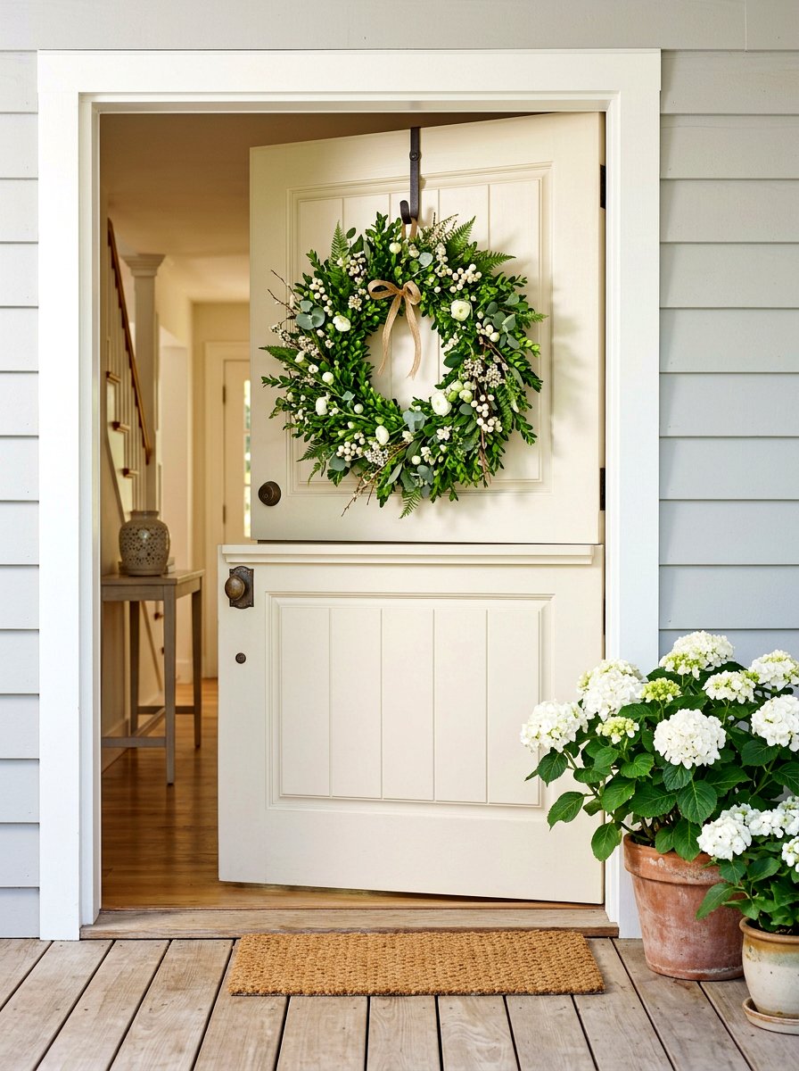 25 Charming Spring Dutch Door Decor Ideas for Curb Appeal