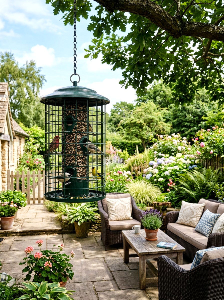 Squirrel proof bird feeder - 25 Spring Bird Feeder Decor Ideas